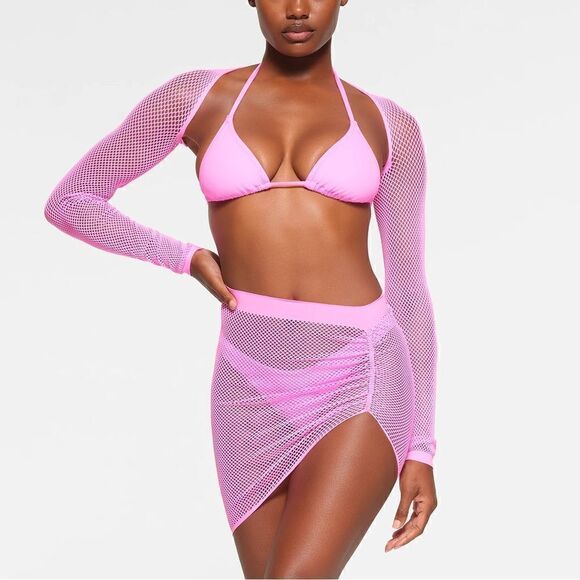 SKIMS NWT Recycled Swim Cut Out Swim Shrug - Picture 1 of 7
